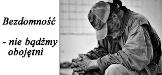 obraz przedstawia osobę bezdomną